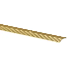 H591fb Sim Supply Inc. H591fb/3di Do It Satin Gold Fluted 1-3/8 Inch X 3 Ft. Aluminum Carpet Trim Bar Wide