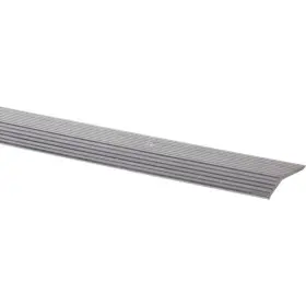H591fs Sim Supply Inc. H591fs/6di Do It Satin Silver Fluted 1-3/8 Inch X 6 Ft. Aluminum Carpet Trim Bar Wide
