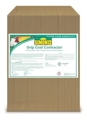 G0005005b Simoniz Floor Finish Grip Coat Contractor 5 Gallons 50 Per Case