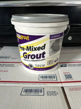 Simplefix 010186771632 Nos 1-gallon Simple Fix Alabaster Premixed Tile Adhesive And Grout #333