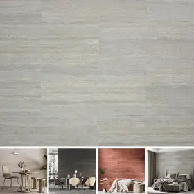 Woody403 Singularwood 15pcs/26.46 Sq Ft Soft Stone Wall Tiles Flexible Travertine Rock Panels For