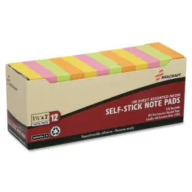 7530-01-385-7560 Skilcraft Self-stick Note Pad 1-1/2 X 2 Inch Assorted Neon 7530-01-385-7560 Skilcraft Self-stick Note Pad 1-1/2 X 2 Inch Assorted Neon