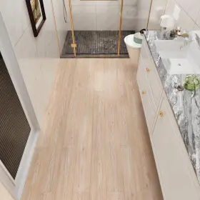 Skyblur 751501541218 Peel And Stick Wood Flooring Vinyl Plank 36 X 6 4 Tiles 1