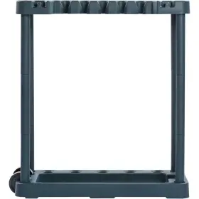 Skyshalo 445003821864 10-slot Garden Tool Rack. Made Of Pp. Holds Long-handled Tools Like Brooms Rake