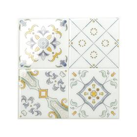 Smart Tiles 623996220438 Peel And Stick Backsplash - 5 Sheets Of 9 Inch X 3d Adhesive Pee