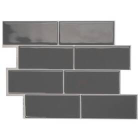 Smart Tiles 82605662 11.56ftft X 8.38ftft Self Adhesive 3d Peel And Stick Backsplash