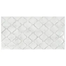 83612693 Smart Tiles 2pk Xl Glossy Peel And Stick 3d Tile Paper Backsplash Arabesco Marble