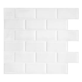 Smart Tiles Sm1020-10 Peel And Stick Backsplash - 10 Sheets Of 10.95 Inch X 9.70 3d Adhe