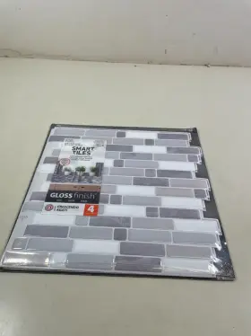 Sm1111g-04-qg Smart Tiles Crescendo Agati 2.36 Sqft. Self Adhesive Peel And Stick Wall Sm1111g-04-qg Smart Tiles Crescendo Agati 2.36 Sqft. Self Adhesive Peel And Stick Wall