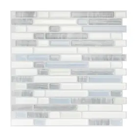 Sm1118g-04-qg Smart Tiles Bellagio Costa 4pk Peel/stick Mosaic