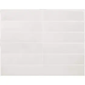 Sm1230g-04-qg Smart Tiles Vinyl Peel And Stick Tile 3d 11.43 In X 9 Greyish White 2.84 Sq Ft/ 4-pack