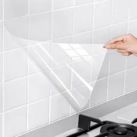 Fytz-tmzz-40x2m Snkxu Clear Contact Paper Protection For Kitchen Backsplash Tiles Cabinets Fytz-tmzz-40x2m Snkxu Clear Contact Paper Protection For Kitchen Backsplash Tiles Cabinets