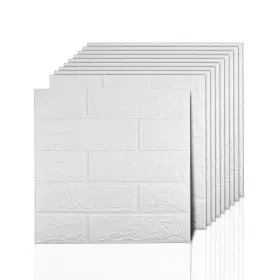 Sodeno 054114517879 3d Wall Panels Peel And Stick 14.5 Sq Ft Coverage Printable Faux Brick Wallp
