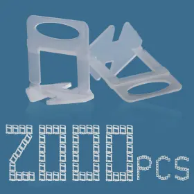 Sodtak 717749491500 Tile Leveling System 1/16 Inch Spacers Leveler Clips Diy Spacer