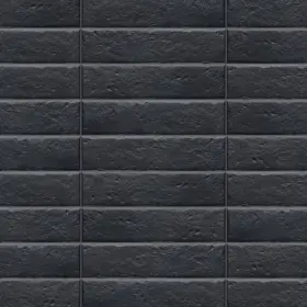 Fcd3bbbk Somertile 732763219398 Queen Brick Porcelain Floor And Wall Tile 2.375 Inch X 9.5 Black