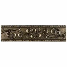 Somertile 732763614537 Wgmsbrrl Denbora Scroll Mixed Material Liner Wall Trim 3 Inch X 12