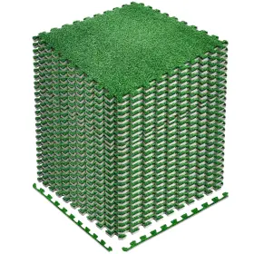 Sorbus 192405411779 Interlocking Floor Mat - Grass Green 24 Sorbus 192405411779 Interlocking Floor Mat - Grass Green 24