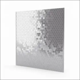 Speedtiles 805296006749 30 X 30.75 Inch 5 Mm Stainless Metal Peel And Stick Backsplash Mosaic Wall Tile