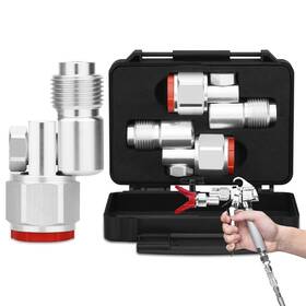 Spray Freely Df-001 2 Pieces 235486 7/8 Inch Thread Swivel Joint Fits For Airless Paint Spr