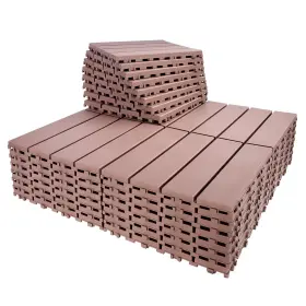Hfm23a12236 Spurtar Deck Tiles Interlocking Outdoor All Weather 36 Pack 11.3 Inch X11.3 31