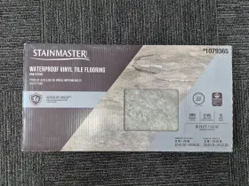 Lss2967sm Stainmaster Graystone 24-in L X 12-mil 12-in W Waterproof Stone Look Luxury