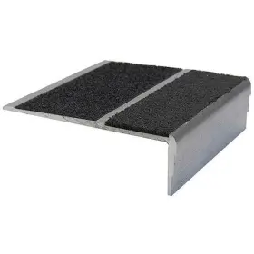 333ft4 Stairmaster Stair Nosing Black 48 Inch W 3 D
