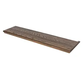 Rrxros116005550 Stairtek 0.625 Inch X 11.5 60 Prefinished Mocha Red Oak Right Return