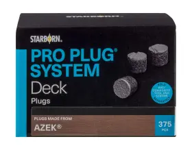 Pxa548375 Starborn Industries Pro Plug Pvc Plugs For Azek Weathered Teak Decking 375 100 Sq Ft Pxa548375 Starborn Industries Pro Plug Pvc Plugs For Azek Weathered Teak Decking 375 100 Sq Ft