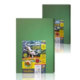 341928-a Steico Floor Underlayment Wood Fiber Crack-resistant Soundproof Green 180-sq-ft