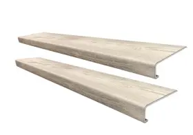 B132 Stepsolutions 850052473723 New Luxury Oak Stair Tread Edge 46 Inch Long 2-pcs/case