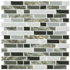 Stickgoo 02a-t13 Thicker Design Peel And Stick Tile Backsplash 12 Inch On For