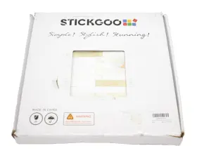 B0bfb2n8vc Sticky Goo Peel And Stick Backsplash Tiles 10 Sheets Pvc Metal Gold Adhesives