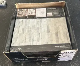 Stik 747583080004 12 Pks Inch X Wall-tile Collection/ Calacatta Marbella Peel And Stick Stik 747583080004 12 Pks Inch X Wall-tile Collection/ Calacatta Marbella Peel And Stick