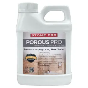 Stone Pro 814052012887 - Porous Sealer 1 Pint 16 Fl Oz For Sealing Travertine