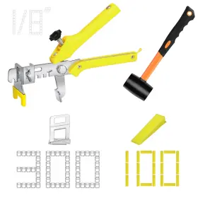 Th0.3-300-100 Storystore Tile Leveling System With Pliers And Hammer - 300 Piece Spacers Cli