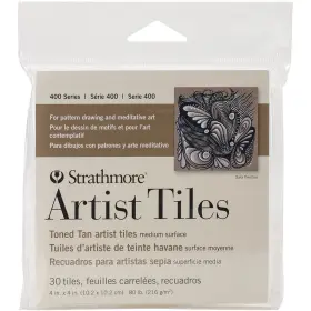 Sm105-977 Strathmore Toned Tan - Tiles 4 Inch X4 30/pkg