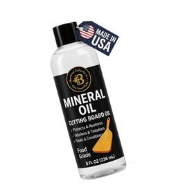 Strendier 365779700668 Mineral Oil - 8oz Food Grade Cutting Board And Butcher Block Conditioner