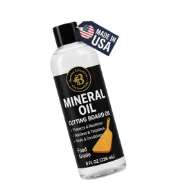Strendier 365779700668 Mineral Oil - 8oz Food Grade Cutting Board And Butcher Block Conditioner