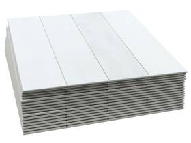 Sunwings 054621125666 16-sheet 9 X Inches Peel And Stick 3d Backsplash Tile Mixed White