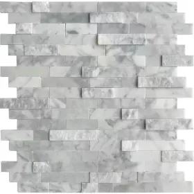 Sunwings 445045748778 Natural Marble Peel And Stick Tile Self-adhesive Backing Water Resistant White