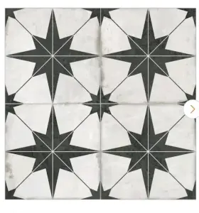 Flr001-str Sunwings Black Star 12 Inch X Stone Composite Peel Andstick Backsplash 10 Pack