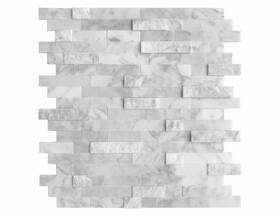 Sunwings St-lss001 5-sheet 12 Inch X11 3d Natural Marble Peel And Stick Backsplash Wall Tile