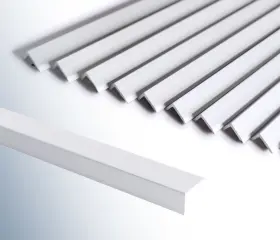 Te01-msve-10 Sunwings 9 Pack 12 Inch Peel And Stick Aluminum Tile Trim Matte Silver Self Adhesive