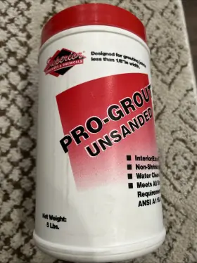 051090 Superior Pro-grout Unsanded Ivory 051090 Superior Pro-grout Unsanded Ivory