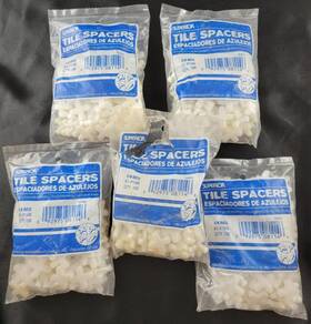 Superior 81-p14b Tile Spacers Bags 1/4 Inch Lot X5