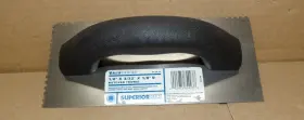 85-t4-23 Superiorbilt Case Of 8- Trowels 1/8 X 3/32 U Notched Trowel