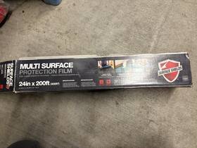 Surface Shields Ss2437200 Multi-surface Clear Protection Film Roll 24 In X 200 Ft 3 Mil
