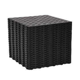 Suuiwau Usy006 20 Pcs Pvc Garage Floor Tiles 15.7 Inch X15.7 Square Interlocking Rubber Flooring No