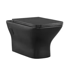 Swiss Madison 810015326015 Concorde Wall Hung White Toilet Bowl Matte Black