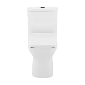 Swiss Madison 810015326817 Carre One Piece Square Toilet Dual Flush Black Hardware